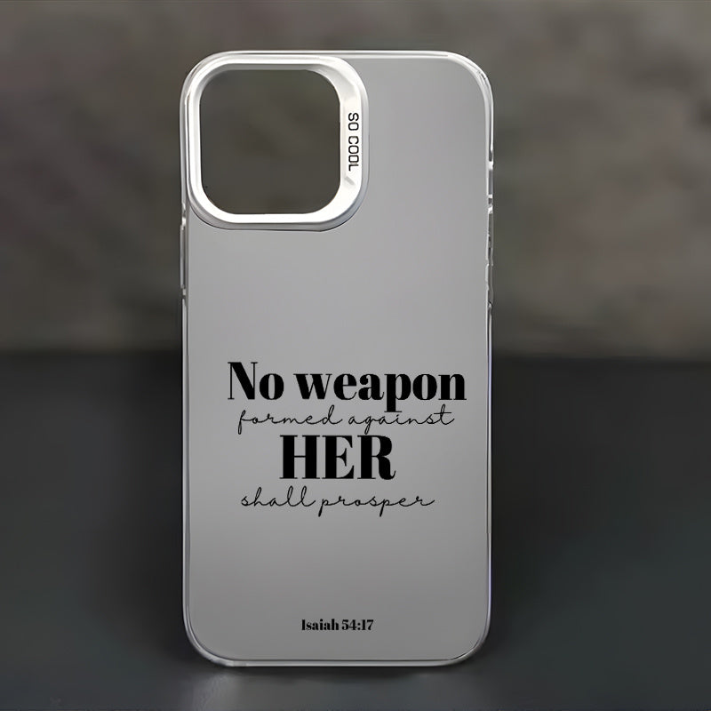 Faith-based Sacred Text Verse Quotes Aesthetic Autumn Decor Phone Case for iPhone 16 Pro Max Case 11 15 14 13 12 Pro Max Plus Case Black and Silvery Shockproof Phone Cases Faith-based Gifts for Sister Women Men